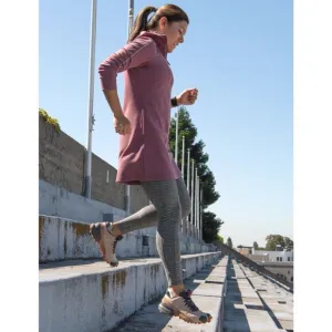 TITLE NINE Warmup Sweatshirt Dress Womens L Pink Fleece Loungewear Activewear