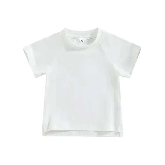 Toddler Kids Baby Girls Boys Summer Casual Tops