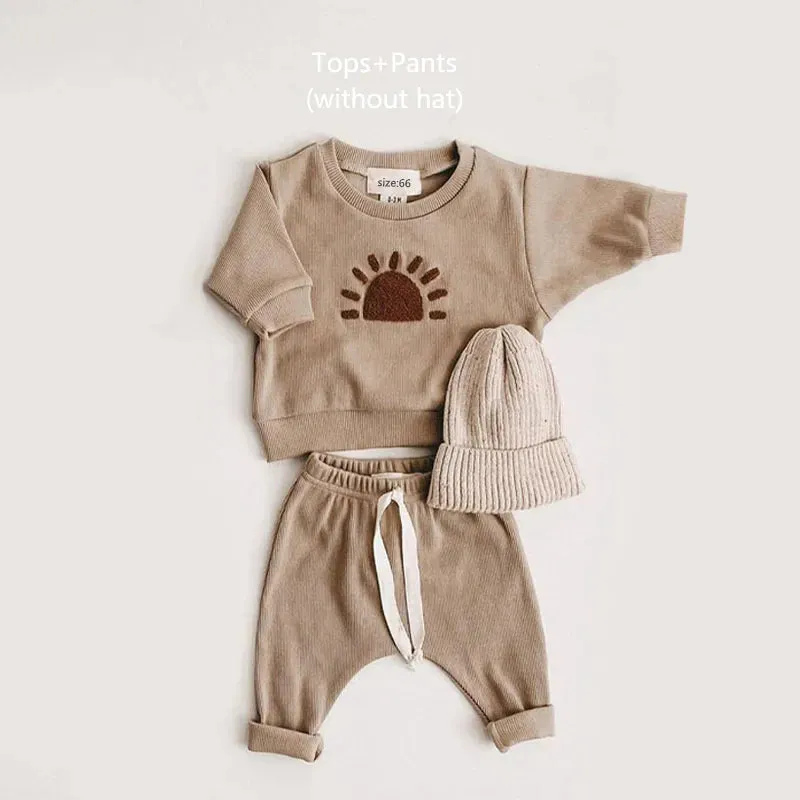 Toddler's Casual Tops   Loose Trousers Set