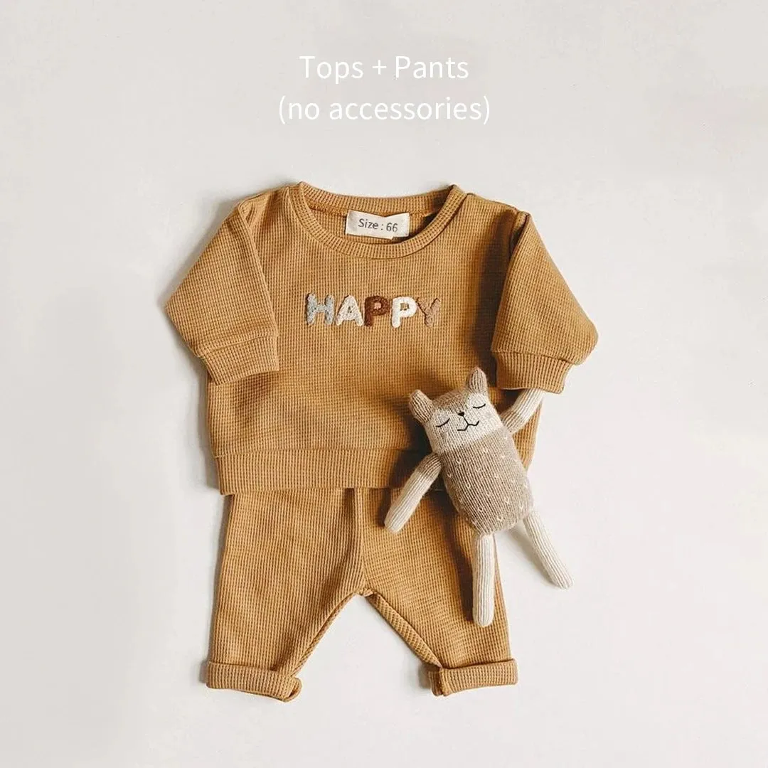 Toddler's Casual Tops   Loose Trousers Set