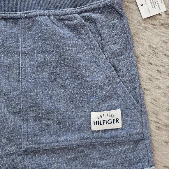 TOMMY HILFIGER Women's 2-Piece Pajama Set T-Shirt &amp; Terry Shorts Size XL NEW