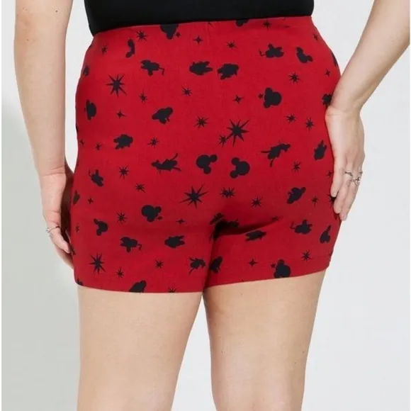 TORRID disney mickey mouse and friends pull on shorts