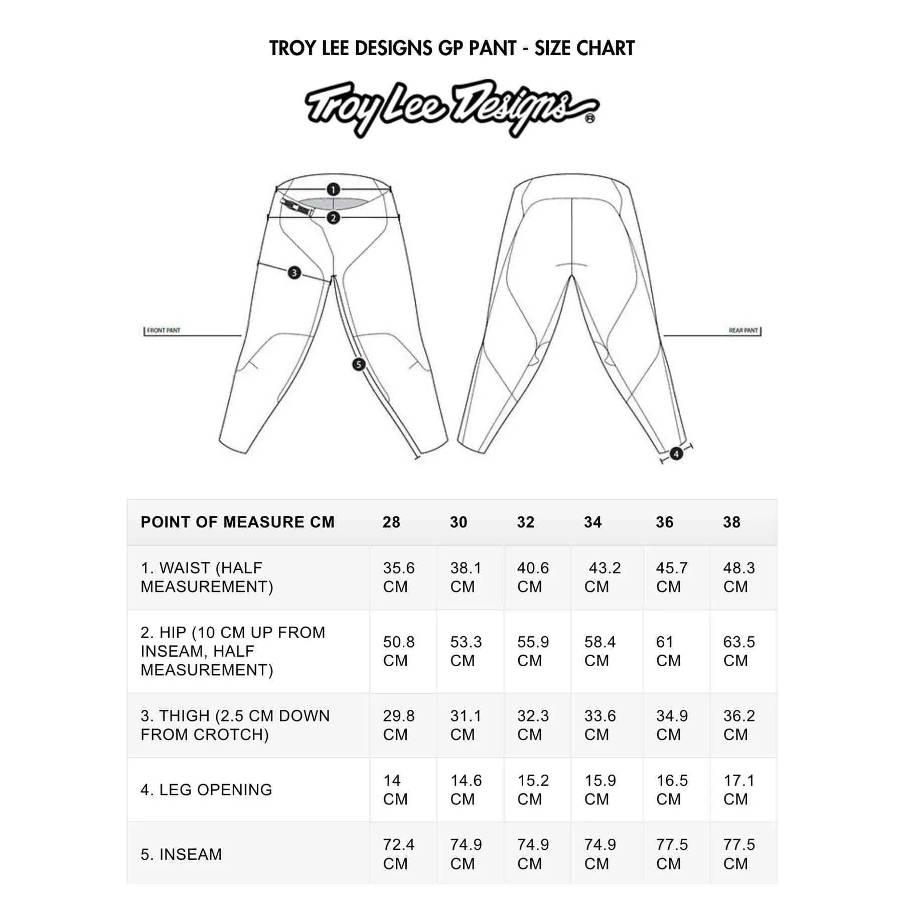 Troy Lee Designs GP Pants Mono - Black
