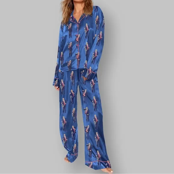 Trump Dancing Long Sleeve and Pants Pajama Set