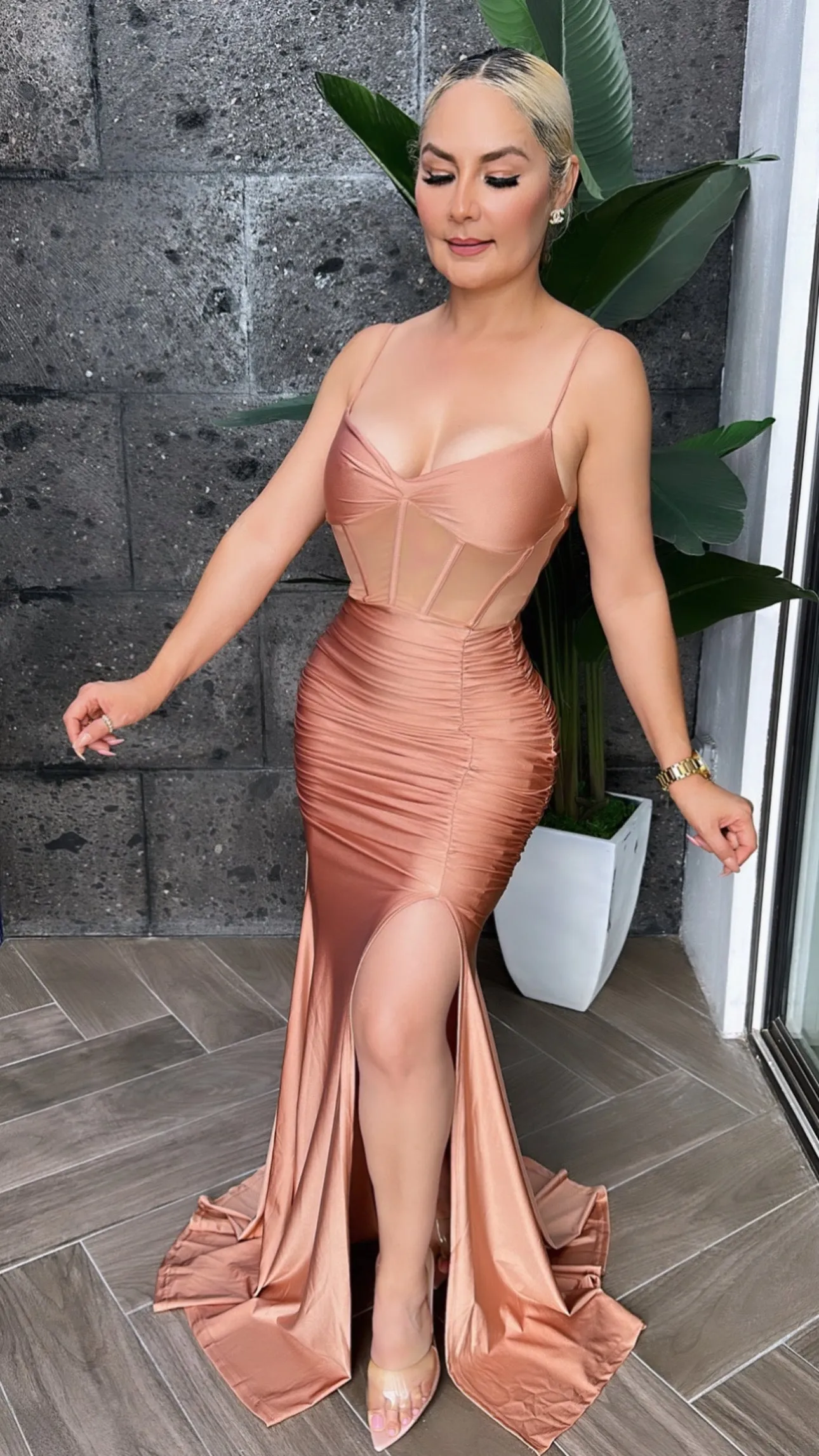 TRY YOUR LUCK  COPPER DRESS