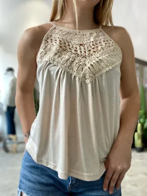 Undeniable Beauty Ivory Crochet Top