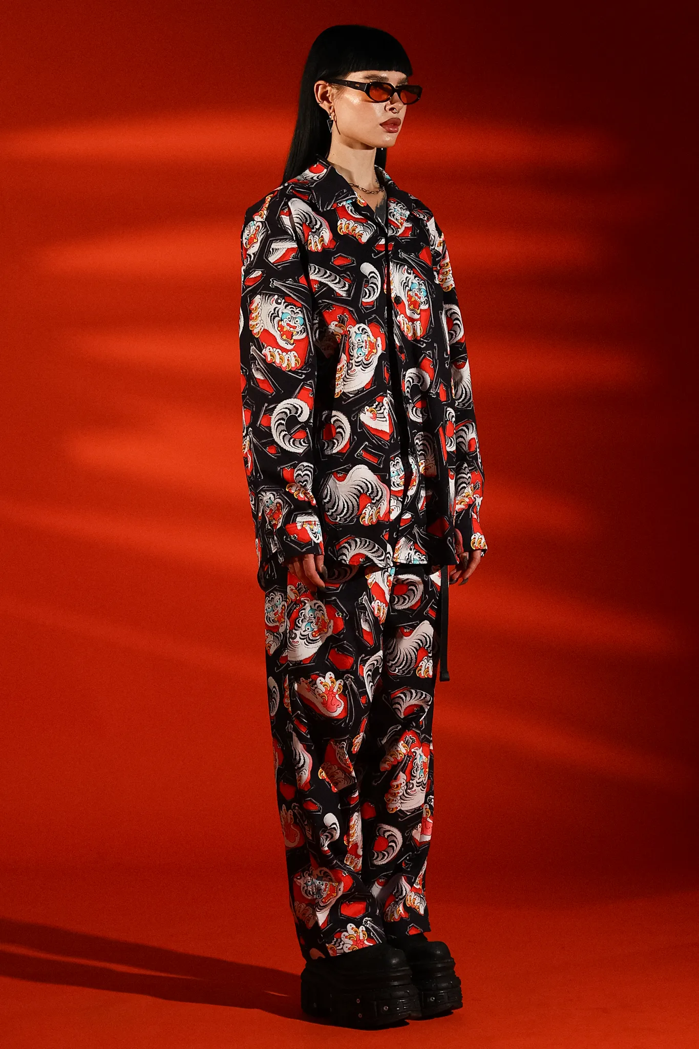 [UNISEX] ADRIAN HING X LOCO MOSQUITO BELTED TROUSERS