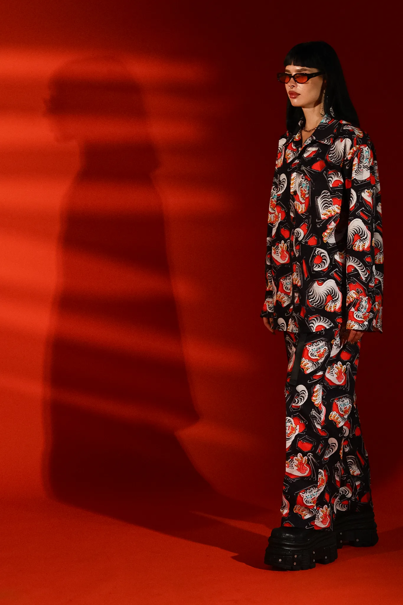 [UNISEX] ADRIAN HING X LOCO MOSQUITO BELTED TROUSERS