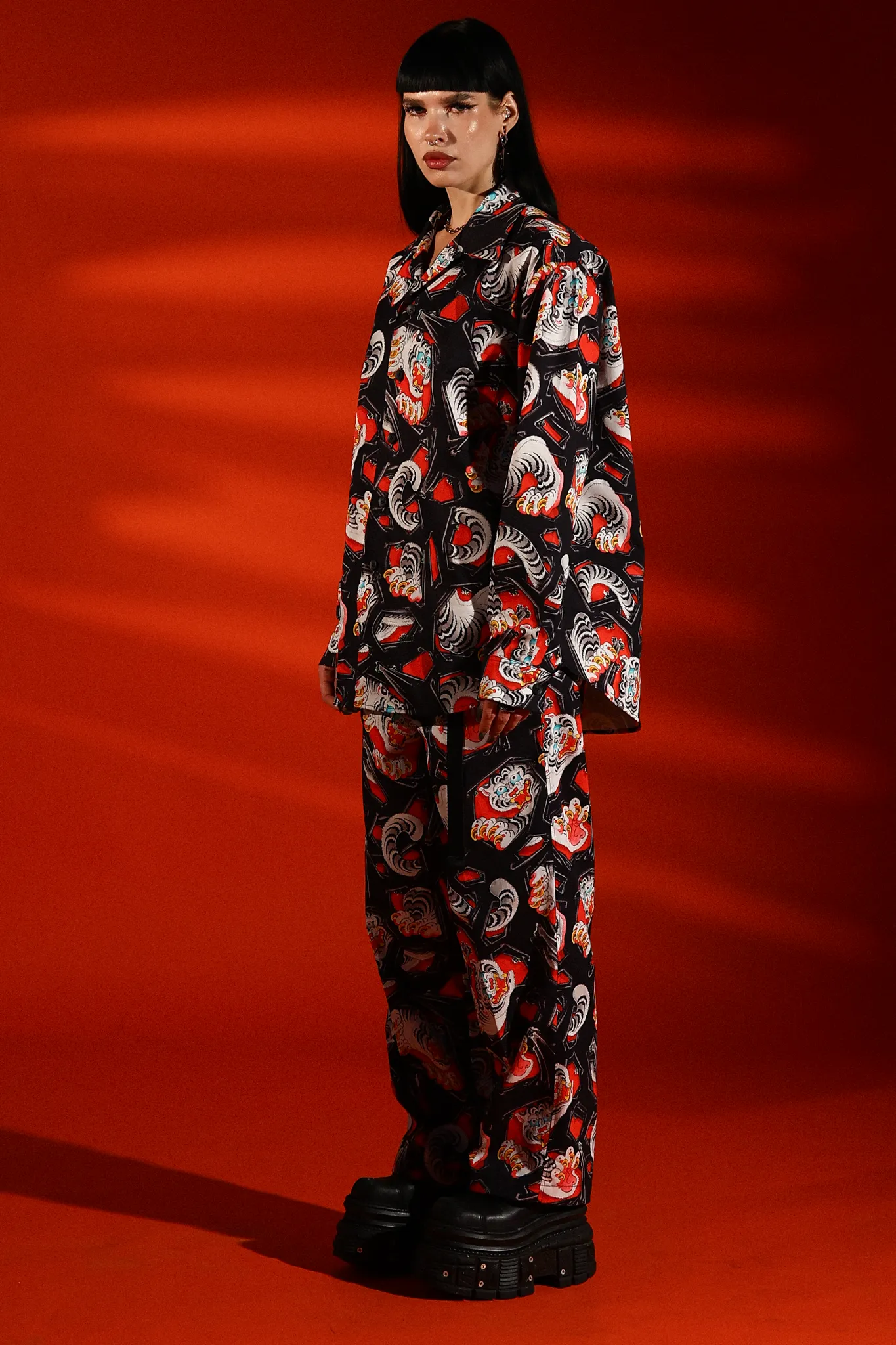 [UNISEX] ADRIAN HING X LOCO MOSQUITO BELTED TROUSERS