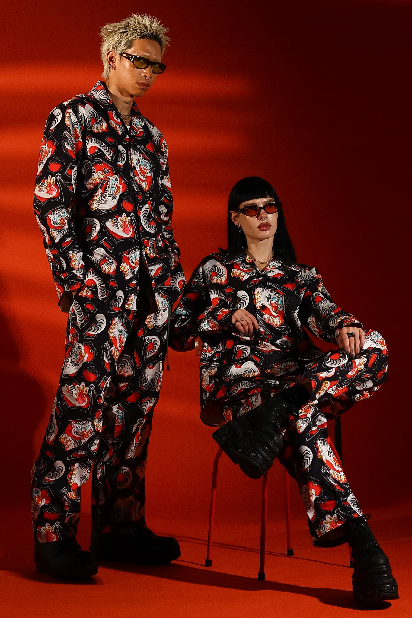 [UNISEX] ADRIAN HING X LOCO MOSQUITO BELTED TROUSERS