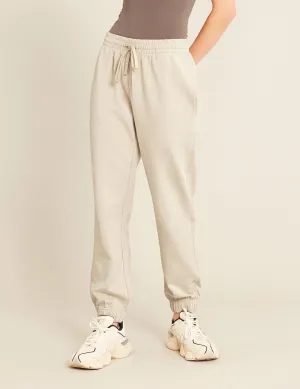 Unisex Cuffed Sweat Pants - Sand
