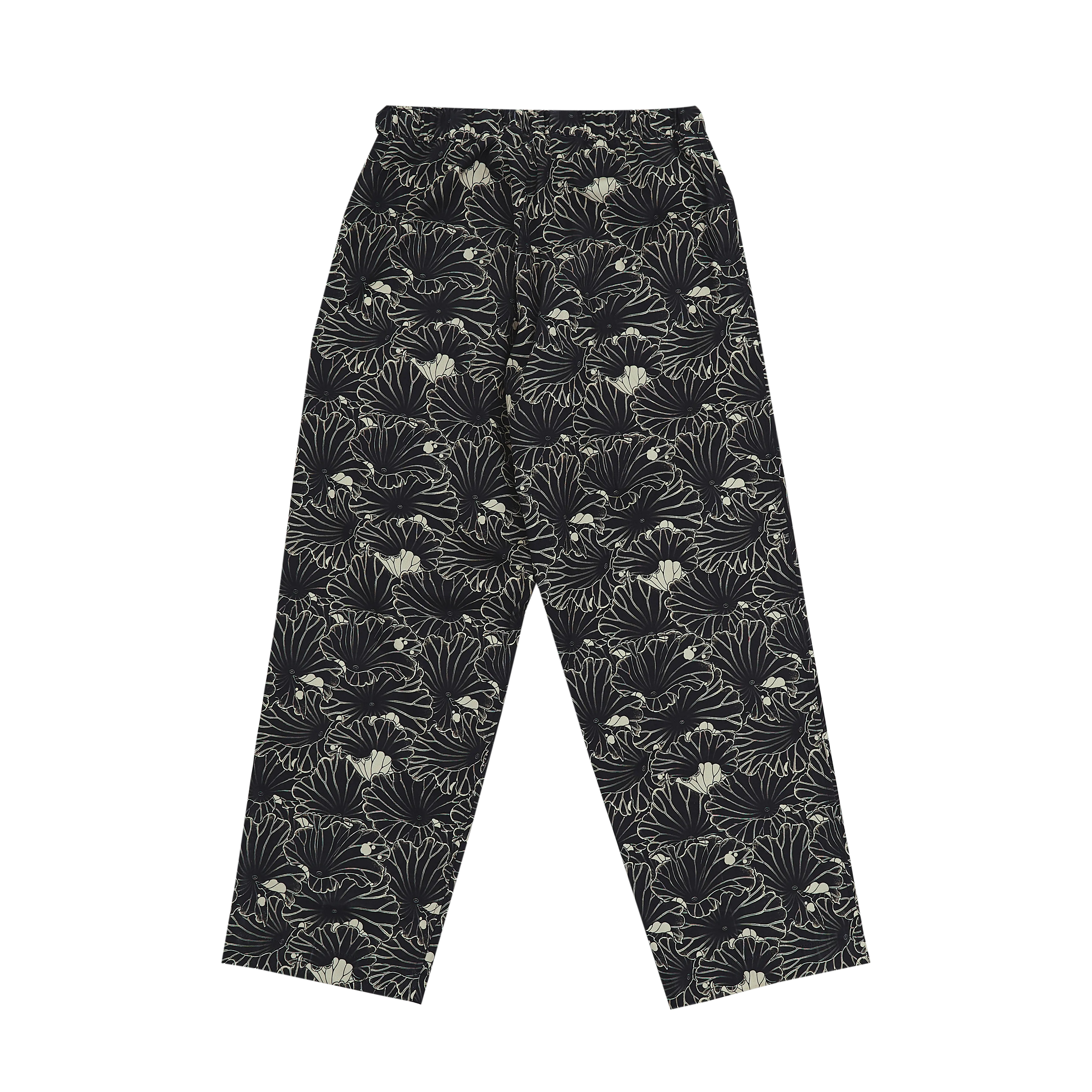 [UNISEX] GAKKIN X LOCO MOSQUITO JAPANESE LOTUS BELTED TROUSERS