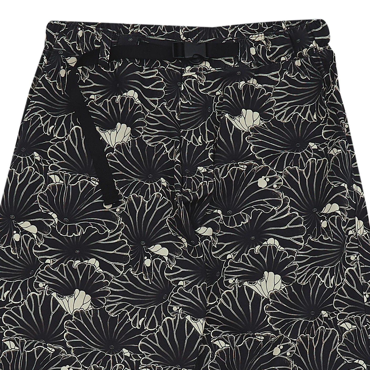 [UNISEX] GAKKIN X LOCO MOSQUITO JAPANESE LOTUS BELTED TROUSERS