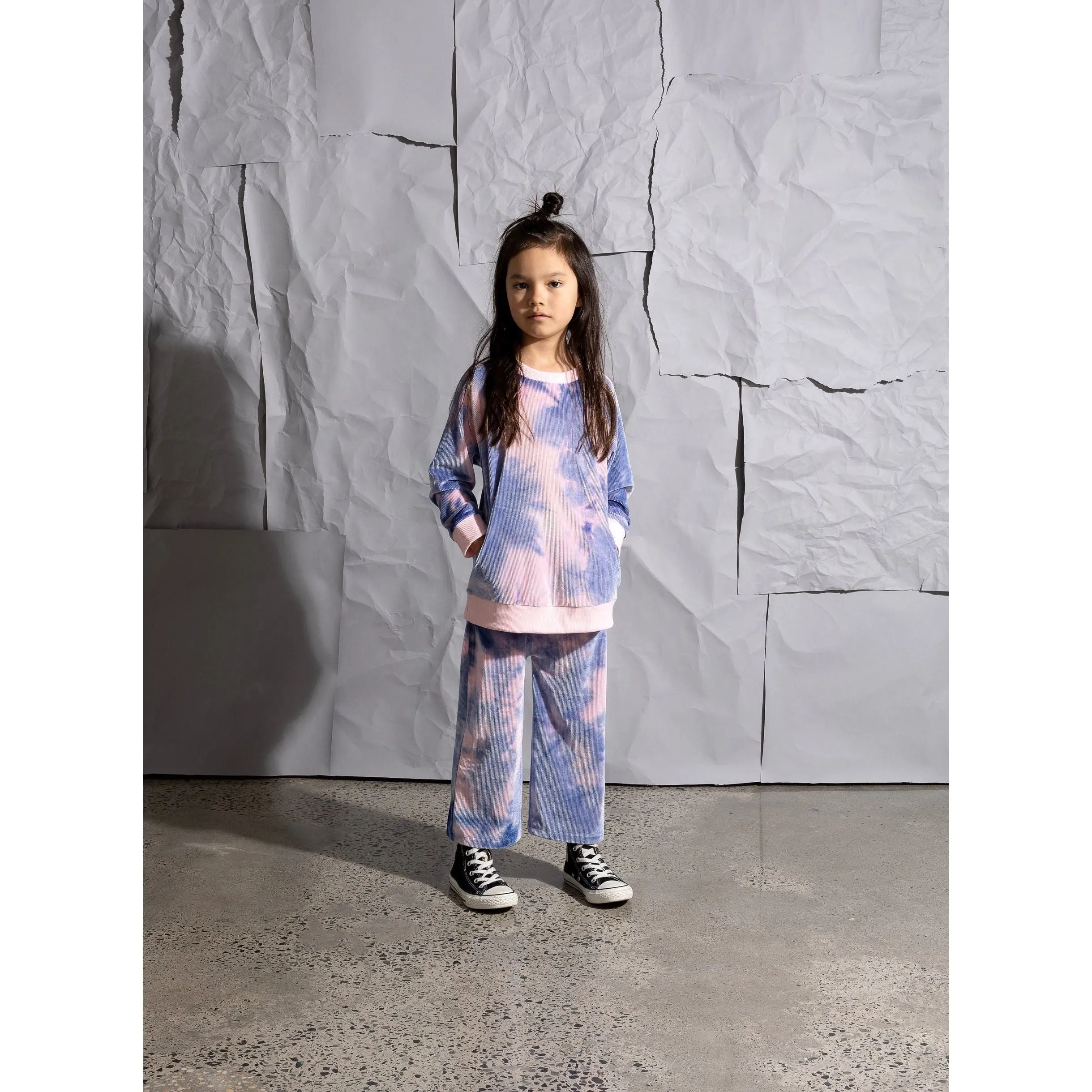 Velvet Pant - Blush Tie Dye