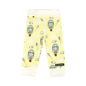 Villervalla - Comfy Pants - New Born Aircraft - Maize