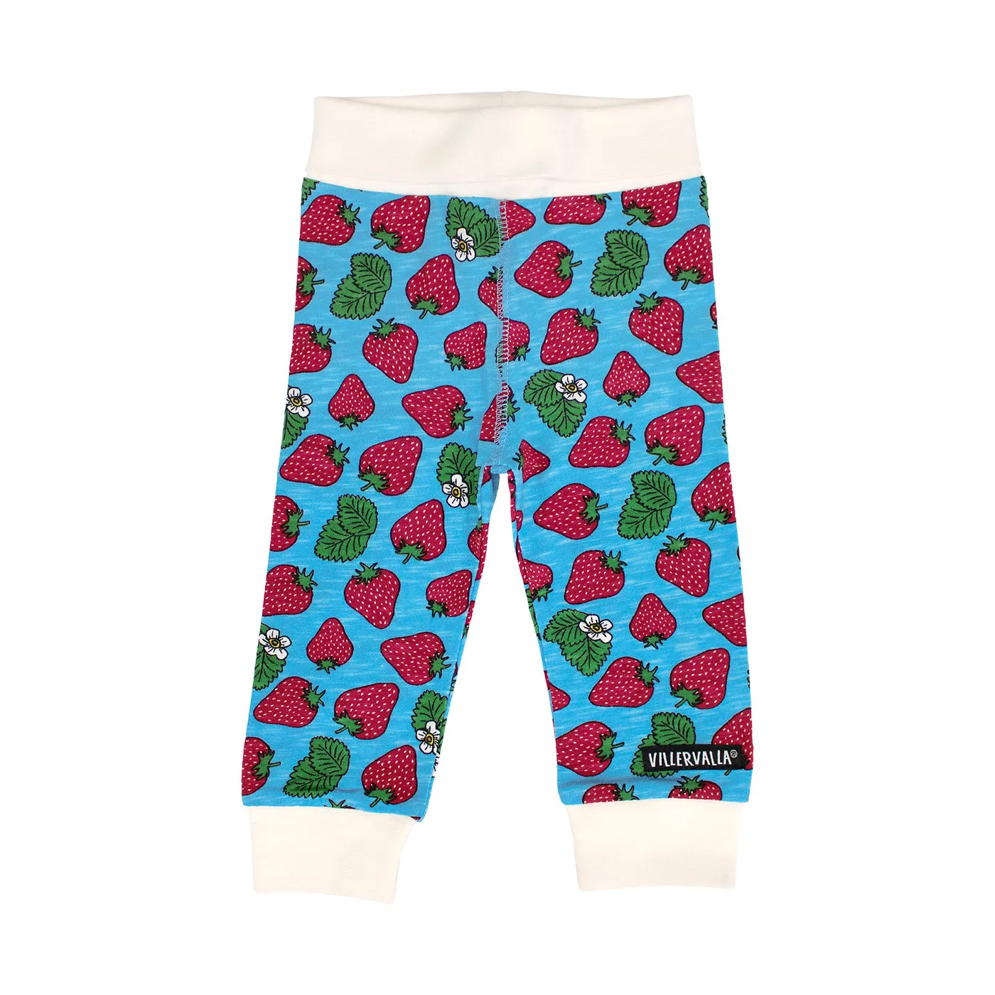 Villervalla - Comfy Pants - Strawberry - Aqua