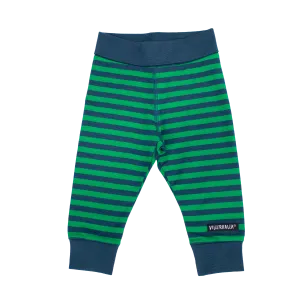 Villervalla - Comfy Pants - Stripes - Palm/Marine