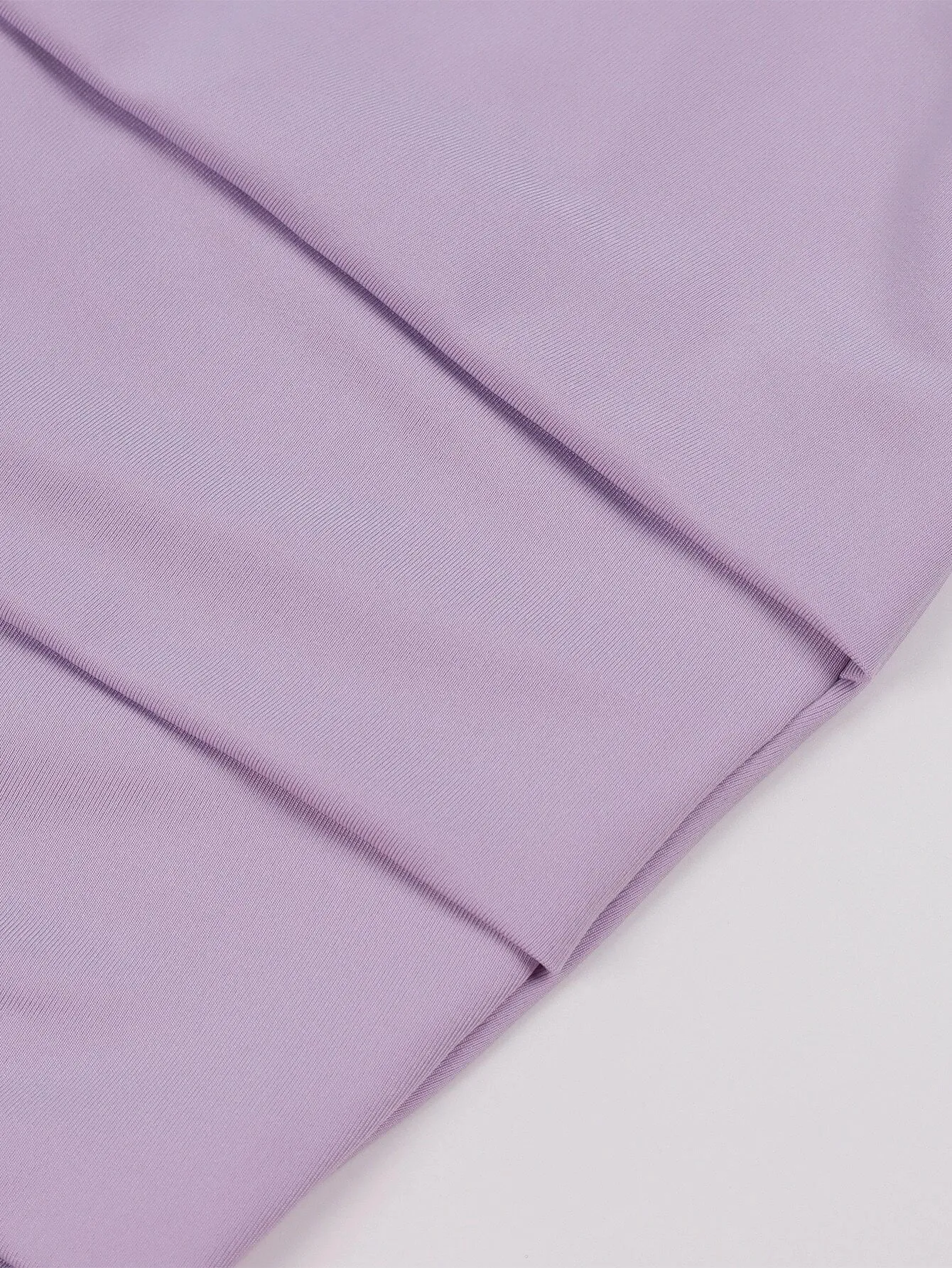 Vintage Square Neck Ruched Corset Fishtail Evening Maxi Dress - Purple