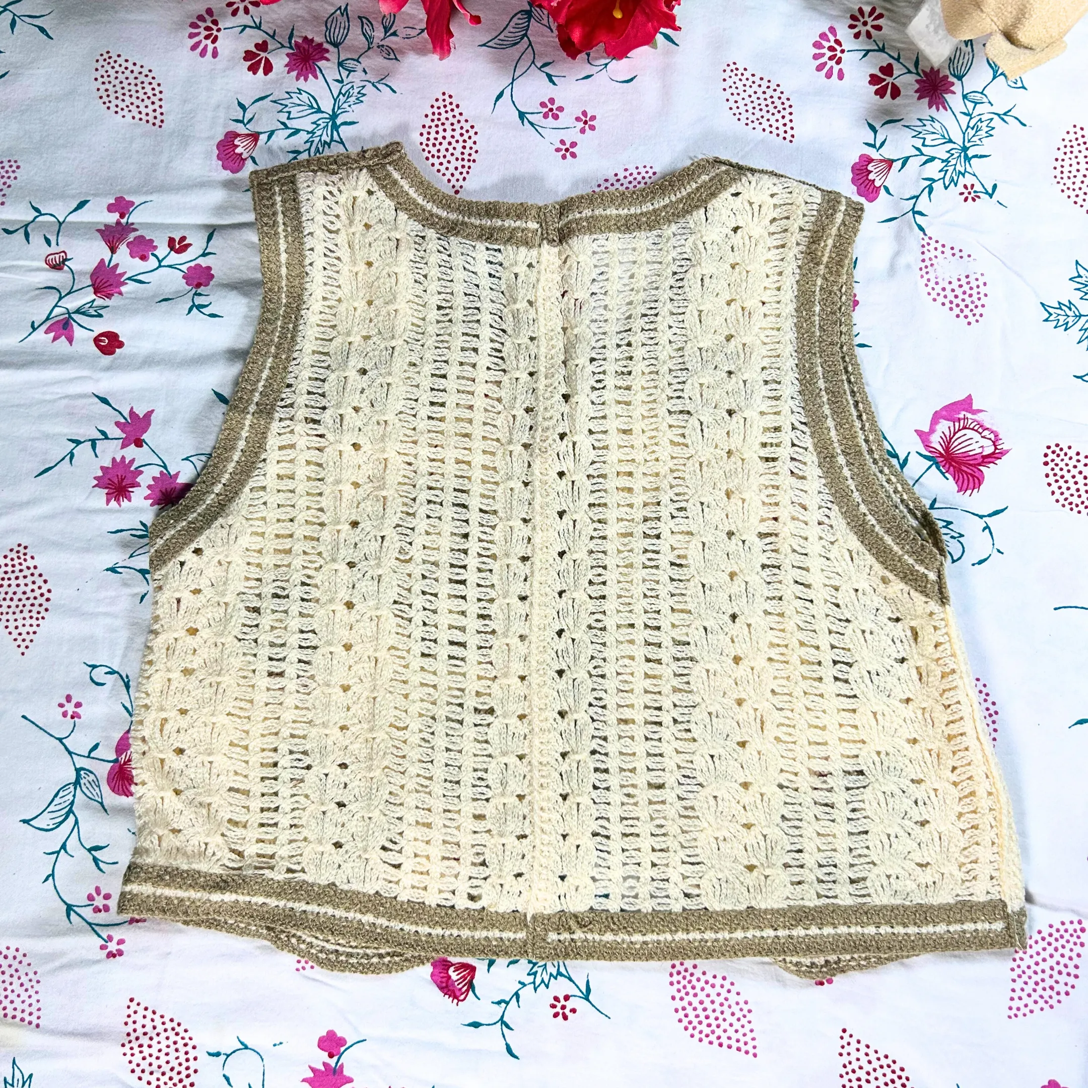 Vintage Whimsy Crochet Top