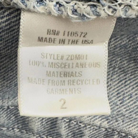 Vintage Y2K Levis 5011xx Distressed Denim Shorts Light Wash Made USA size W 34&quot;