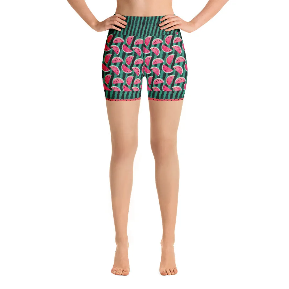 Watermelon - Yoga Shorts