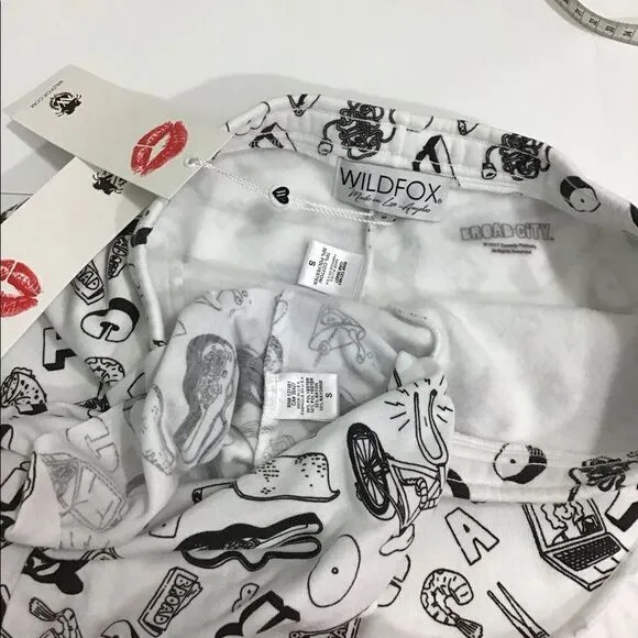 Wildfox Couture Mike Perry Doodles Lanes Shorts