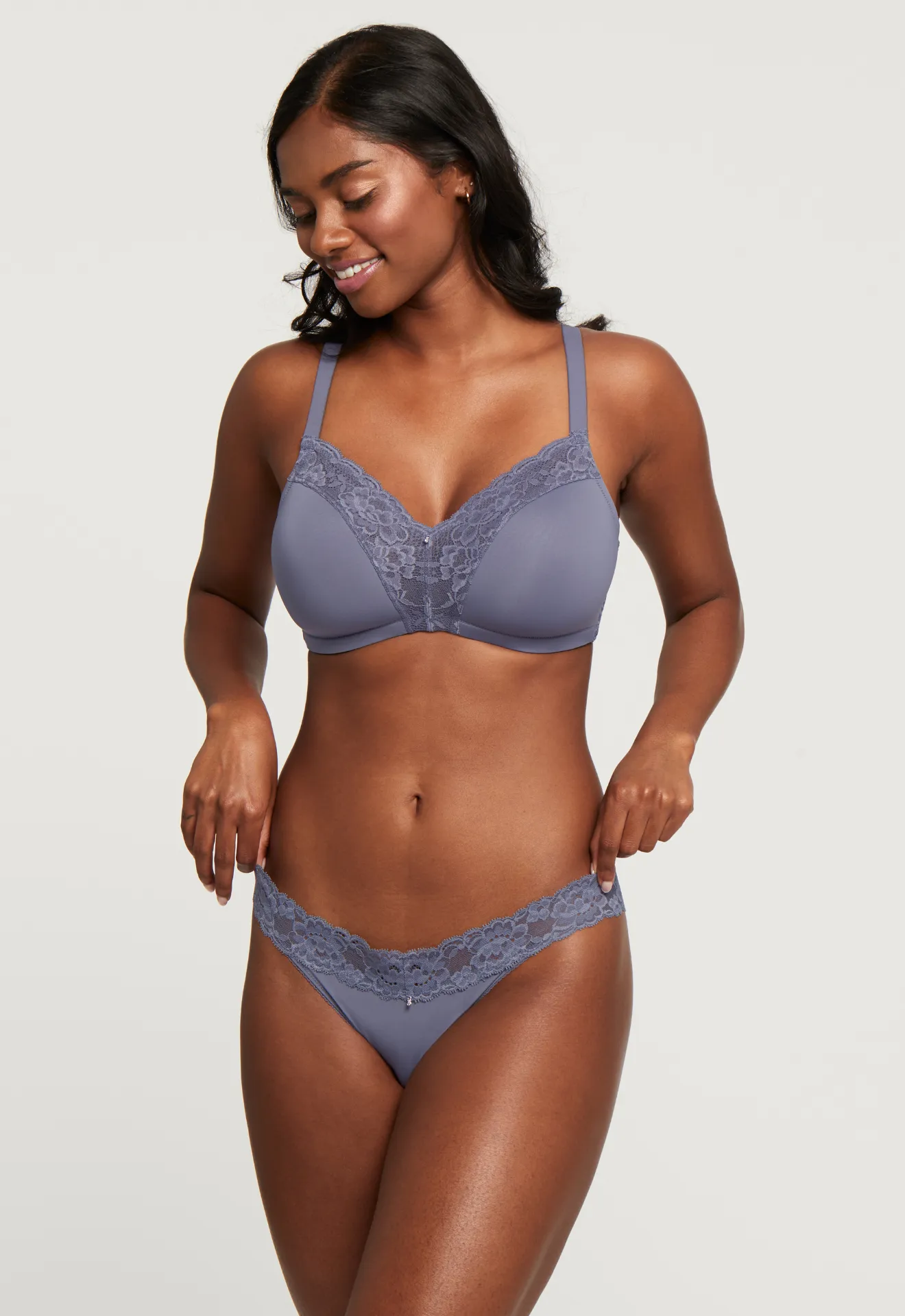 Wire-Free Dream Bra - Crystal Grey