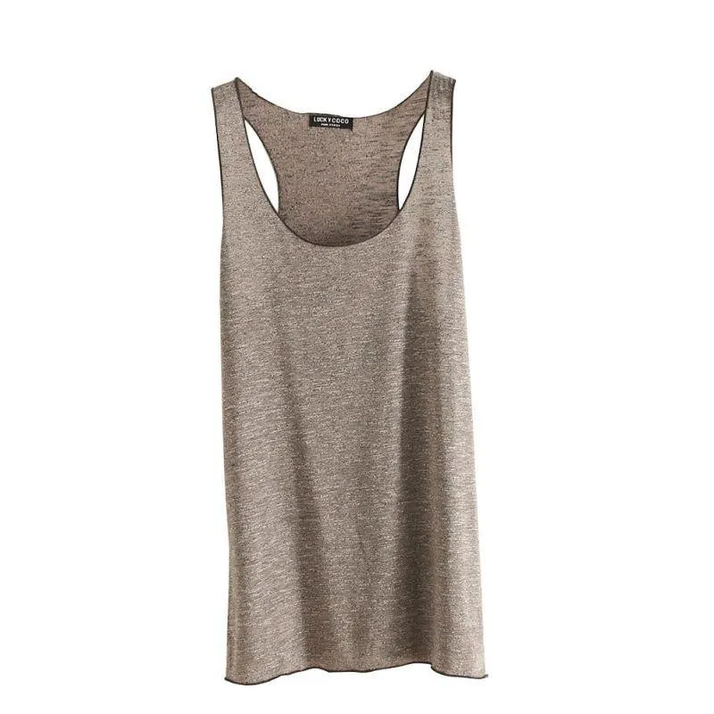 Women Fitness Tank Top T Shirt Vest Loose Model Women T-shirt Cotton O-neck Slim Tops Clothes Plus Size