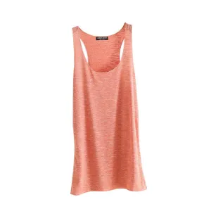 Women Fitness Tank Top T Shirt Vest Loose Model Women T-shirt Cotton O-neck Slim Tops Clothes Plus Size