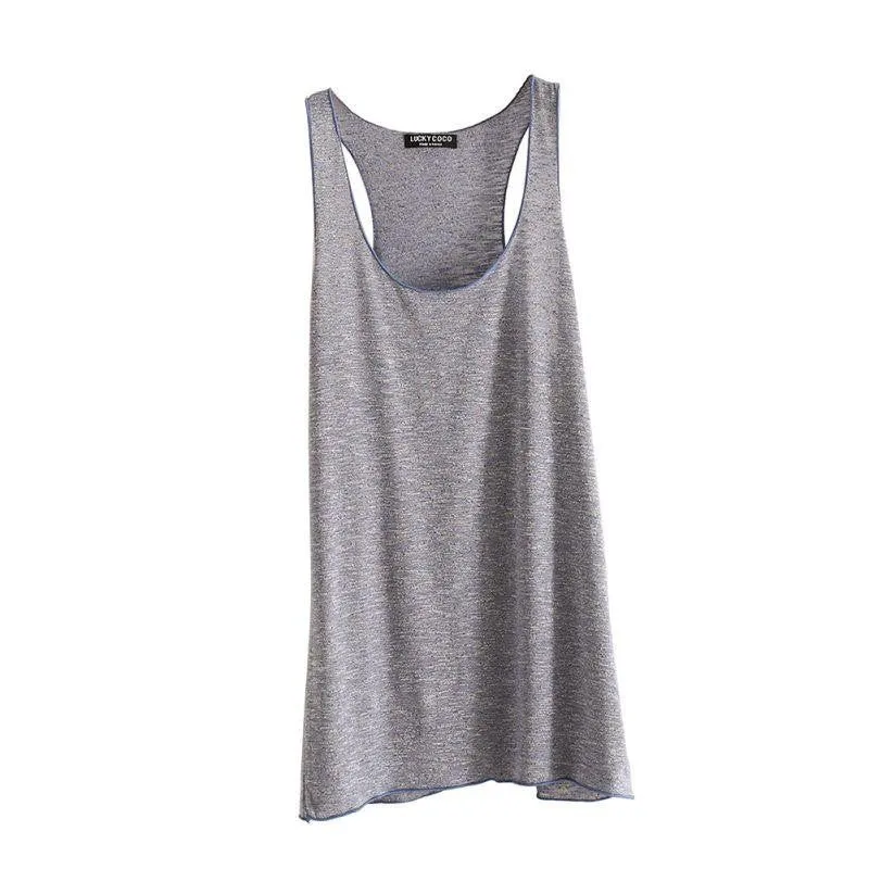 Women Fitness Tank Top T Shirt Vest Loose Model Women T-shirt Cotton O-neck Slim Tops Clothes Plus Size