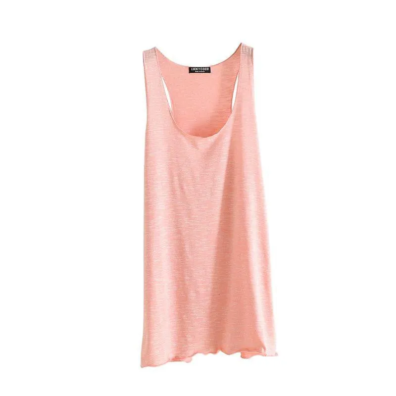 Women Fitness Tank Top T Shirt Vest Loose Model Women T-shirt Cotton O-neck Slim Tops Clothes Plus Size
