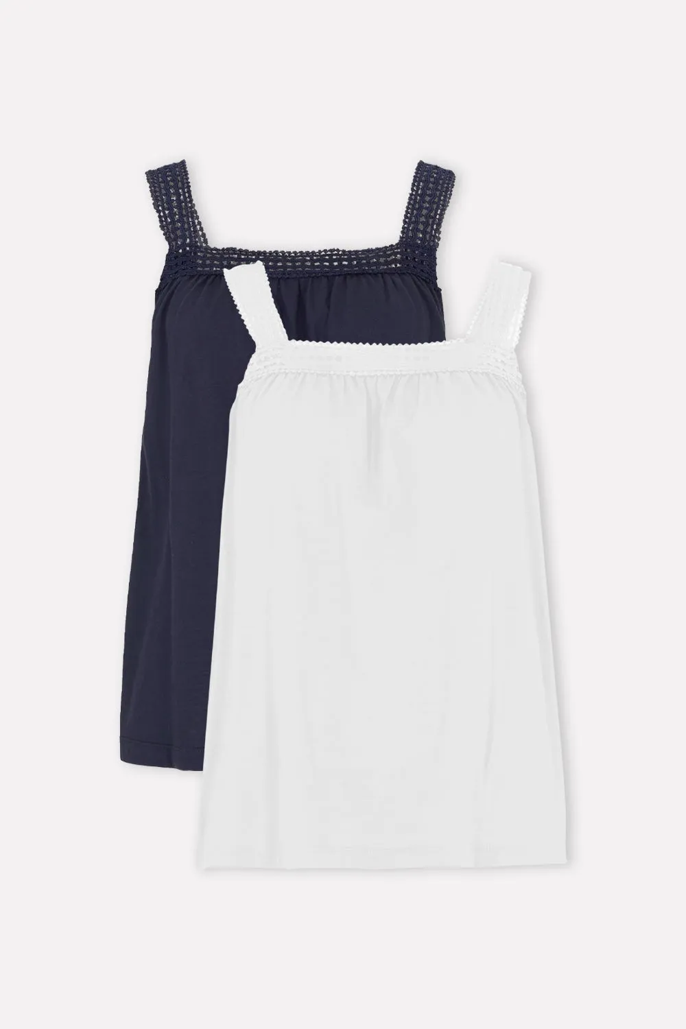 Women's Elegant Loose-Fit Lace Strap Top
