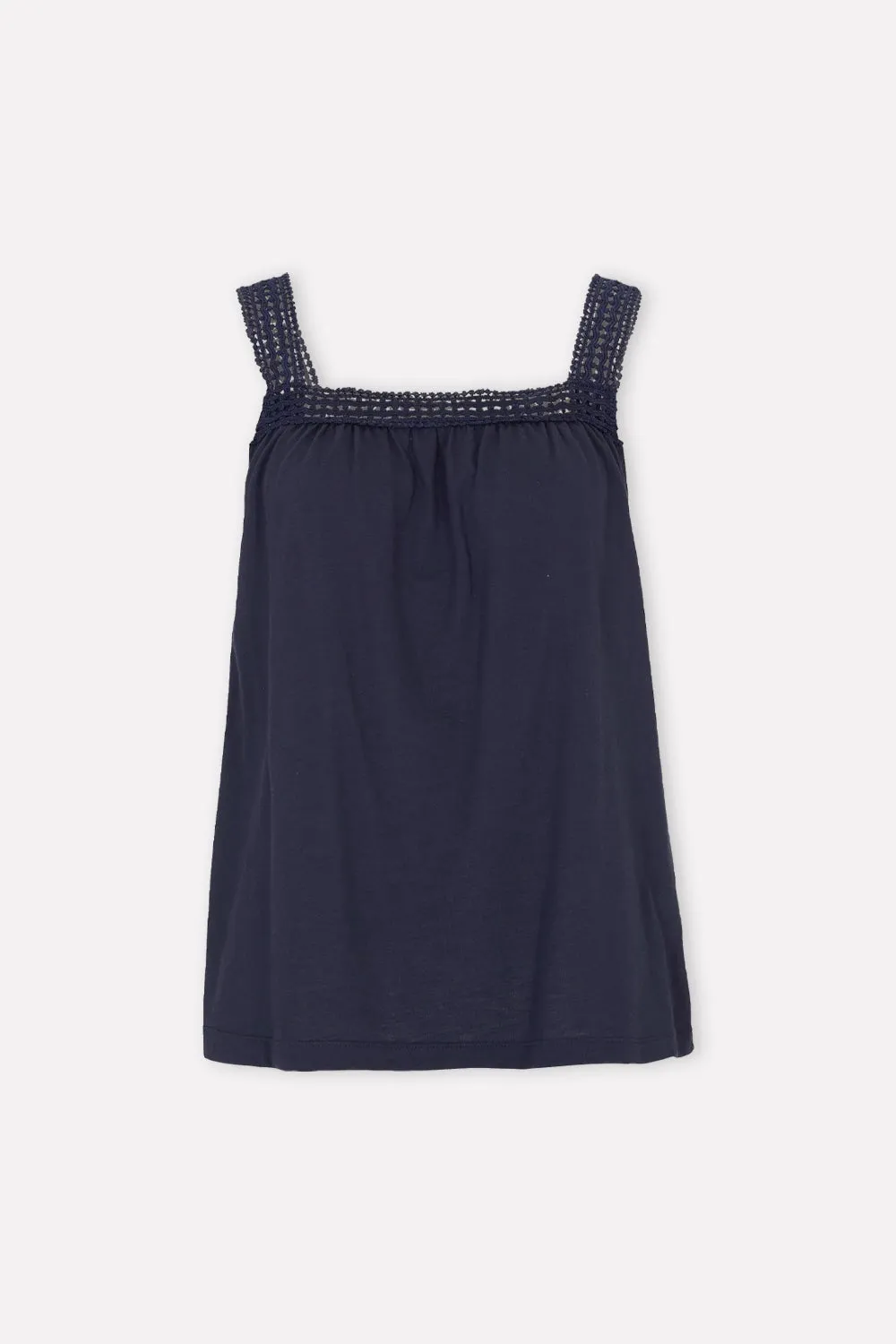 Women's Elegant Loose-Fit Lace Strap Top