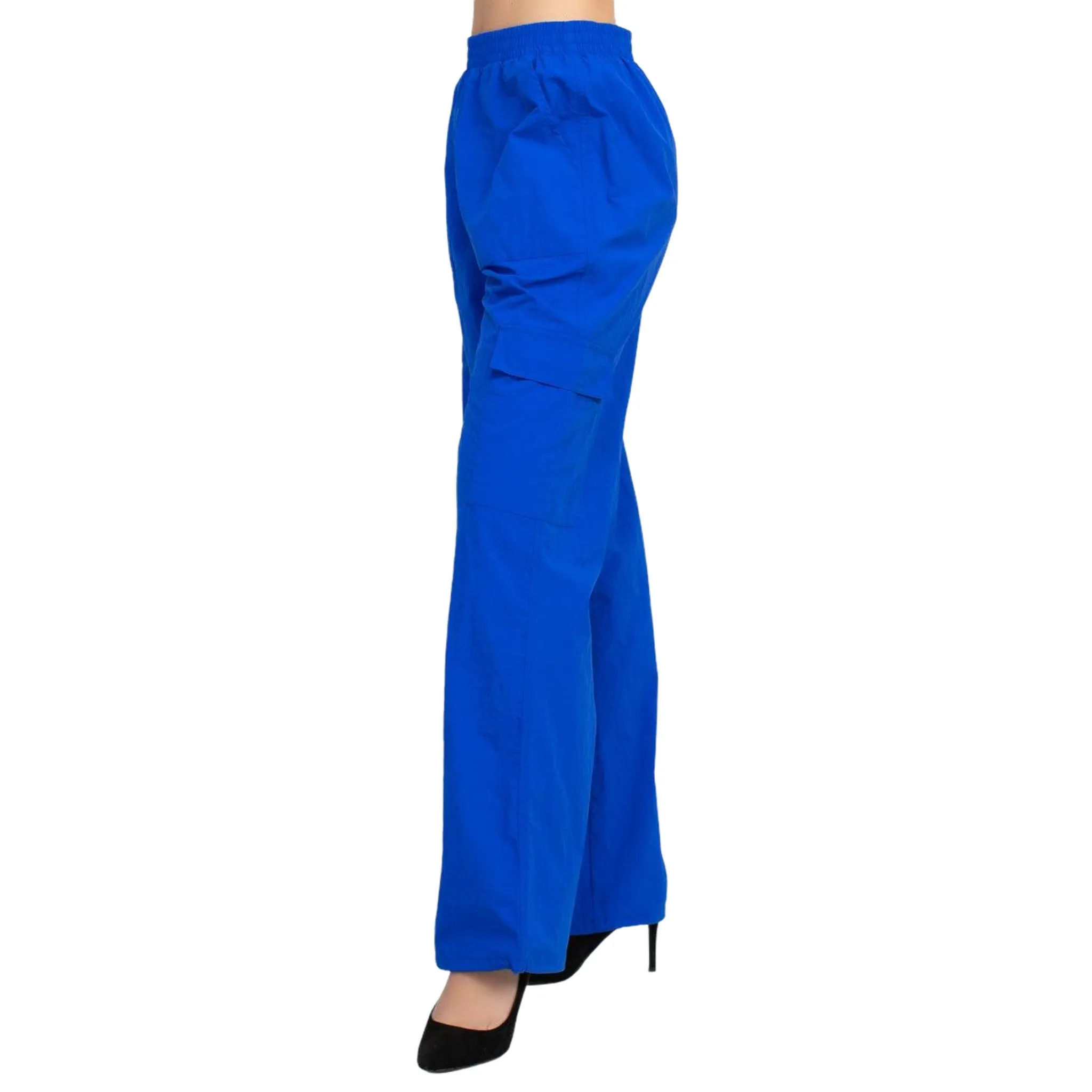Women's High Rise Cargo Parachute Pants