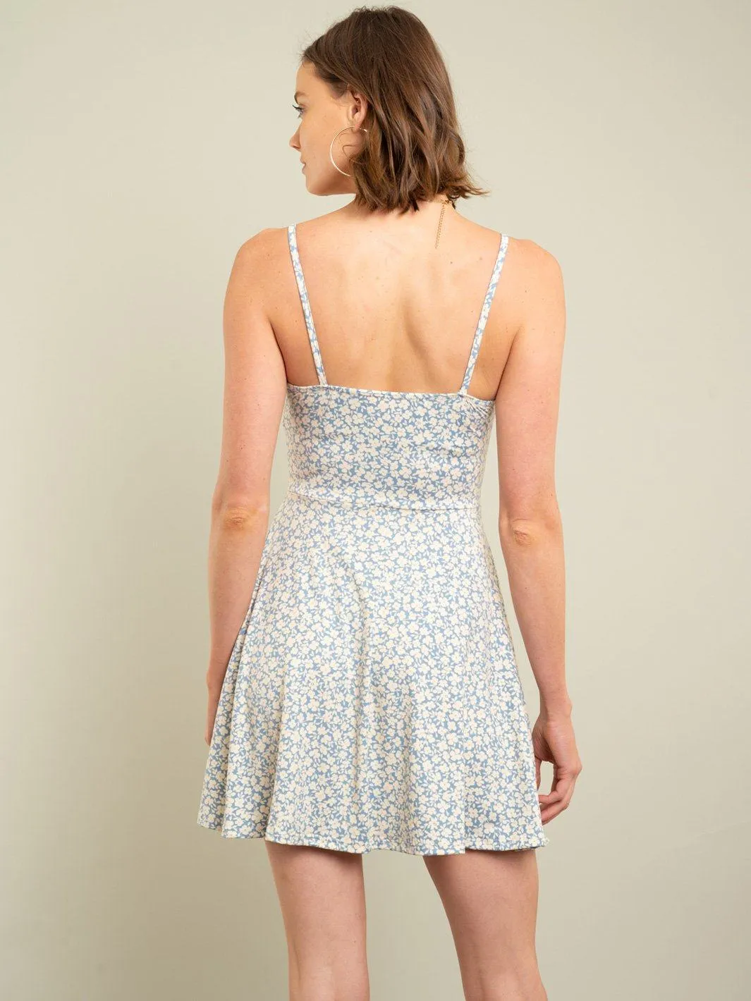 WOMEN'S MINI FLORAL PRINT DRESS