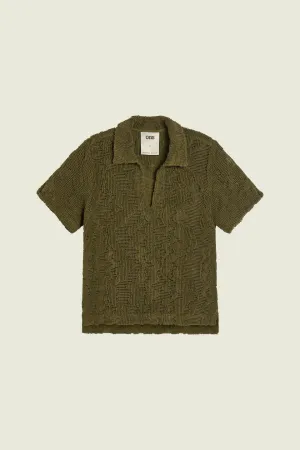 Women's OAS Pine Verve Jaffa Crochet Shirt