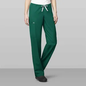 WonderWORK 500 Unisex Drawstring Cargo Scrub Pants Hunter