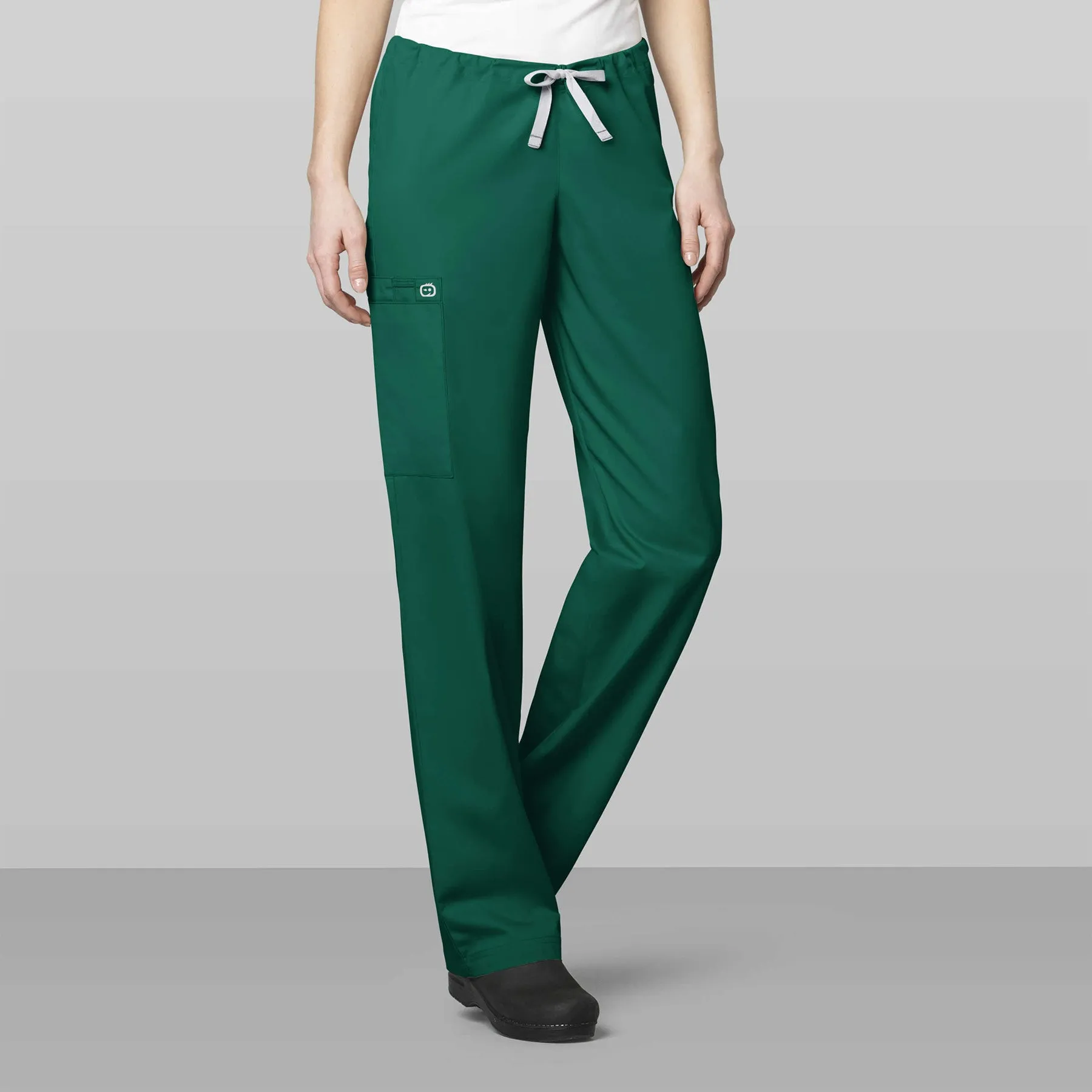 WonderWORK 500 Unisex Drawstring Cargo Scrub Pants Hunter