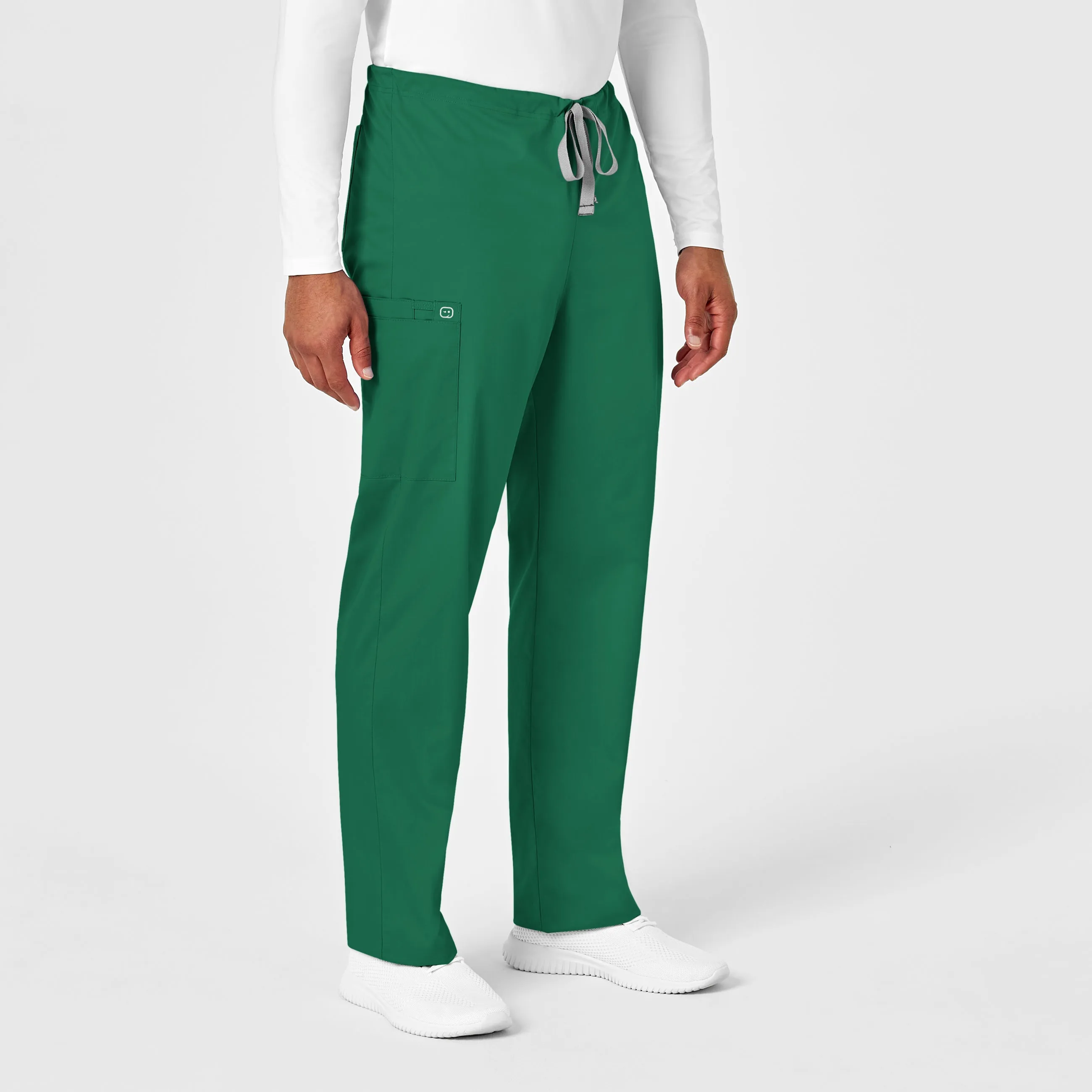 WonderWORK 500 Unisex Drawstring Cargo Scrub Pants Hunter