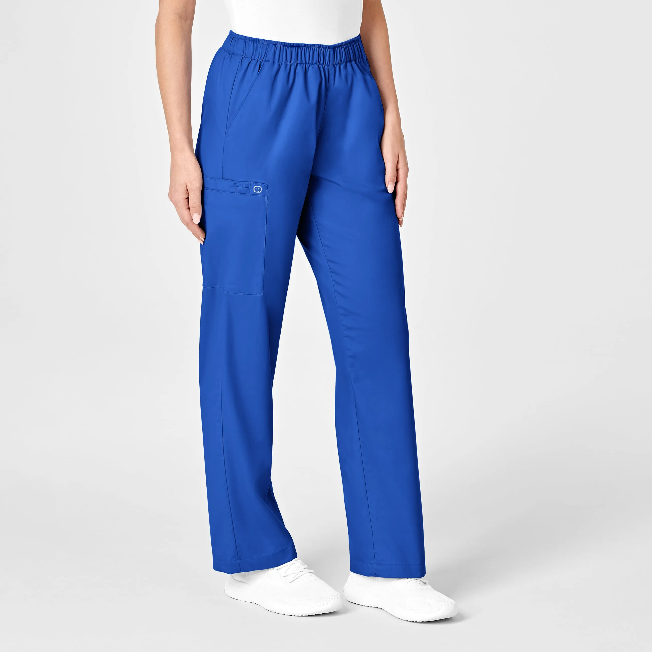 WonderWORK 501 Pull-On Cargo Scrub Pants Royal
