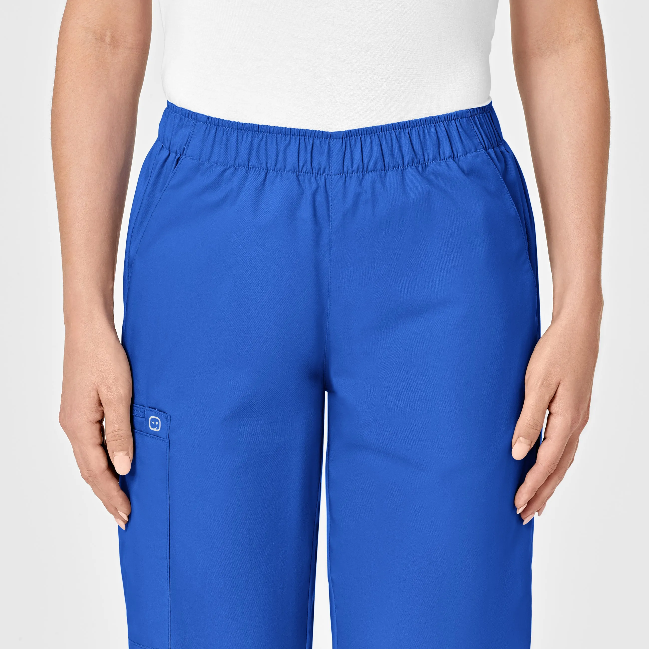 WonderWORK 501 Pull-On Cargo Scrub Pants Royal