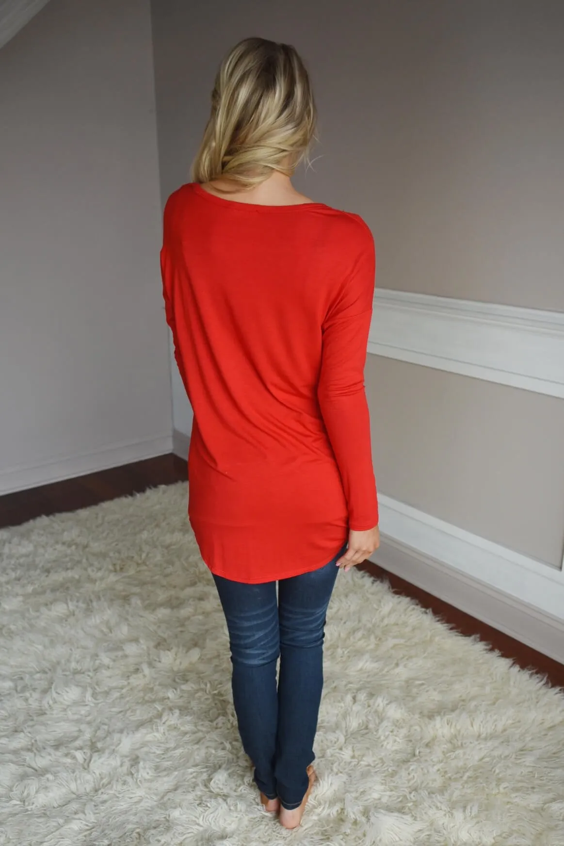 You Had Me At Hello Top ~ Red