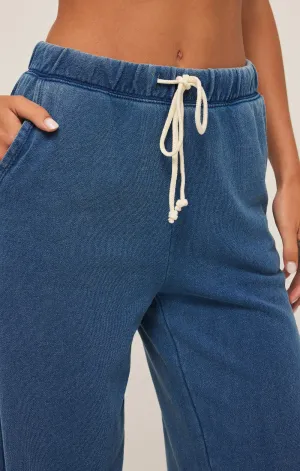 Z Supply Hunter Knit Denim Pant Vintage Indigo