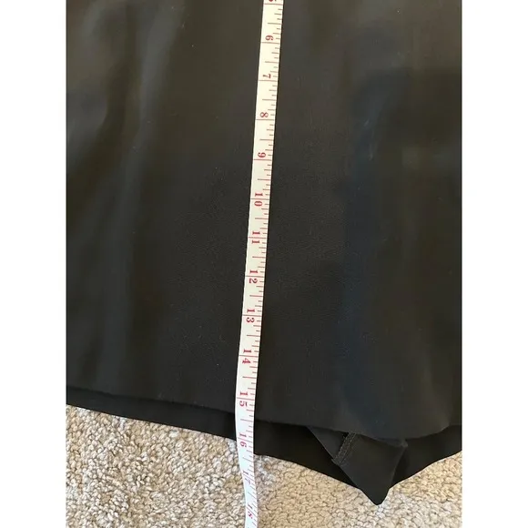 Zara Black High Waist Shorts Dressy Casual Size L