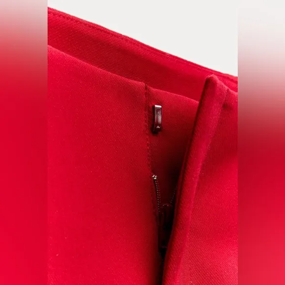 Zara high waist red shorts sz.XS