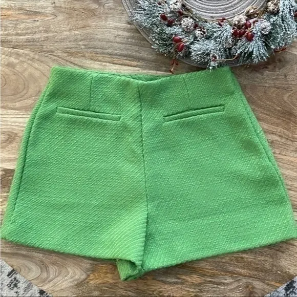 ZARA High waist Structure Shorts